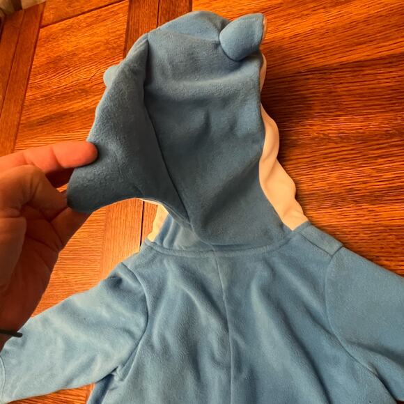 Baby Toddler Shark Costume Jacket size 12 months front zipper - Picture 9 of 13